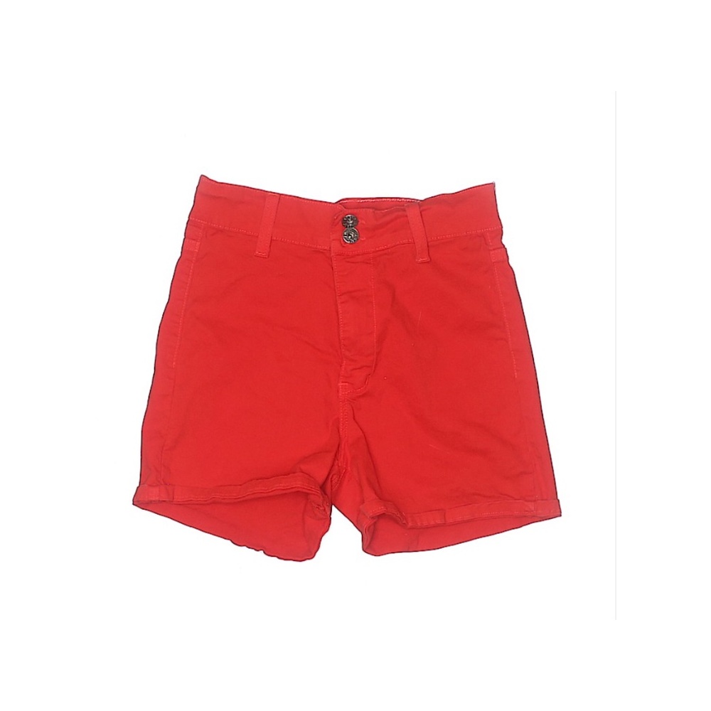 Angry Rabbit Red Denim Shorts
